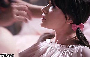 Horny stepbro takes his shy teen stepsisters virginity