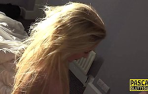 Horny blonde mature slut banged at a casting —  