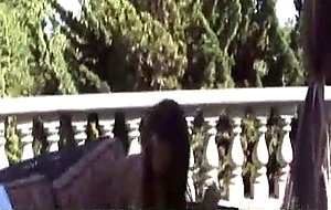 Inventive sweet teenage girl masturbating