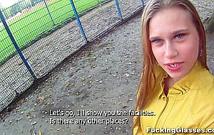 Fucking glasses  emma  fucked on a construction site —  