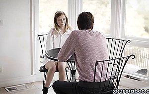 Old stepdad manipulates his 18 yo dauhter into sex