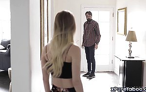 Old stepdad manipulates his 18 yo dauhter into sex