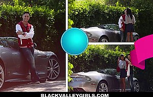 Blackvalleygirls  sweet black teen gets her cunt dripping wet for intense white cock —  