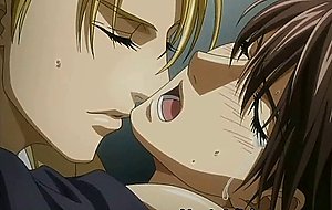 Horny anime gay man having honey kissed and hardcore anal