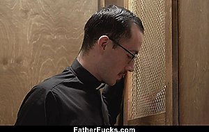 Father Fiore Stuffs His Dick Inside The Boy’s Puckering Asshole
