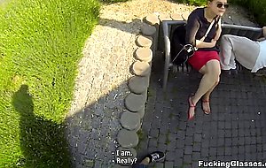 Outdoor fuck in spycam glasses