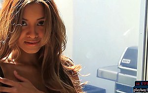 Asian MILF Playboy model Jackie Dawn shows off naked body