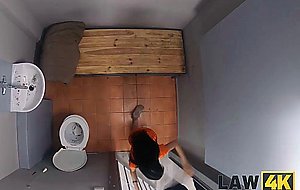 Law4k chick breaks the law so why gives cunt in interrogation room
