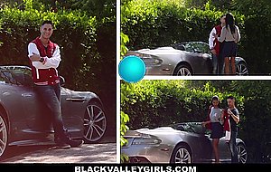 Blackvalleygirls  caught touching herself in the car