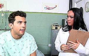 Sexy doctor fucks patient