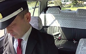 Big titty japanese chick gets fucked by a taxi driver