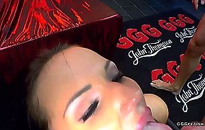 Ass fucking with cumshots and bukkakes on jolee