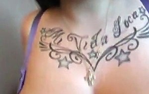 Huge tits brunette gets pounded