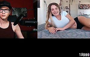 Gabbie shows off masturbation in a video call