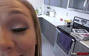 Horny stepmom loves sucking cock and she sucked my dick