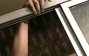 titty tranny and 2 chaps have a fun