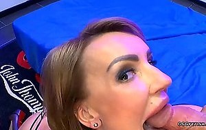 Elen million sucking cocks and gets cums and anal