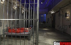 Inmates enjoy hardcore fistfuck session in the prison
