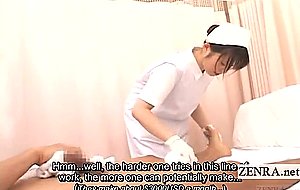 Subtitled cfnm japanese nurse gives patient sponge bath