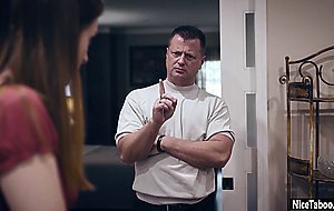 Afraid teen needs help from a guy and she got fucked