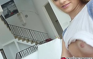 Stepbro gets a boner seeing his hot sexy stepsister