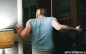 Twisted stalker 3some with neighbor teen couple