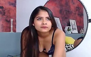 THOT Latina Teen Sucking Dildo While Watching My Dick