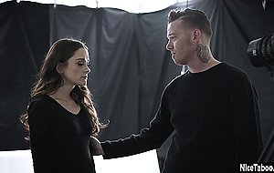 Perverted teen cheated a naive stepdad and got fucked so hard