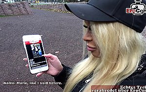 German blonde porno bitch pick up guy for casting fail