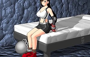 Gagged busty anime babe gets fucked