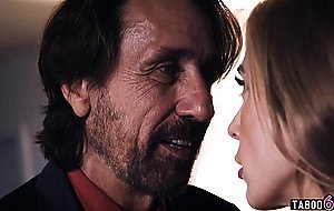 Young blonde Aiden Ashley gets some very valuable lessons in business