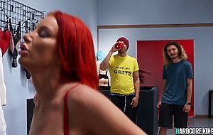 Monster boobs redhead MILF fuck guy