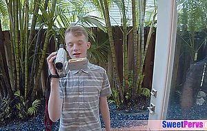 Busty latina teens fucking the neighbor to keep his mouth shut
