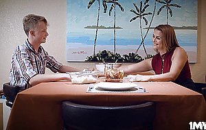 Juliett Russo letting stepson have a taste of her milf pussy