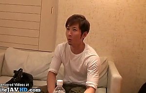 Jav babe has sex with horny guy in hotel