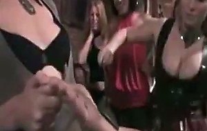 Group of wild sluts gets naughty on a party