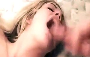 Blonde hot teen rimmed before...