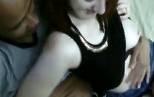 Hot amateur ex gf babe having sex with an ebony dude