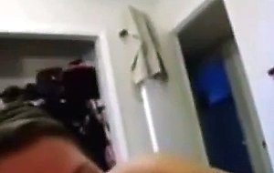 Beautiful girlfriend gives bj and gets mouthful