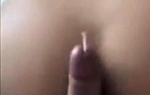 Video of an amateur girl who got her ass jizzed