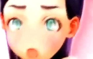 Cute 3d animated hentai tittyfucked