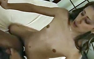 Amateur hardcore with a flat chested tranny