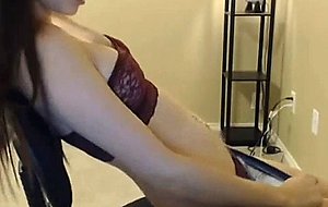 Young brunette vibrator bj