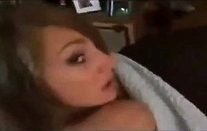 Horny gf takes a big dick