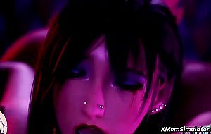 3D hentai Tifa porn compilation