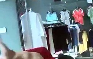 Wild brunette amateur fucked for cash in retail store