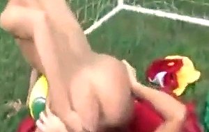 Lesbian athlete cums after having pussy licked