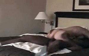 Amateur white chick gets fucked by black man
