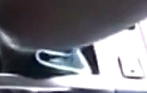 Amateur couple having great sex in the car 