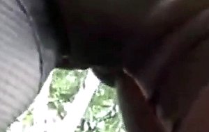 Amateur couple having great sex in the car 